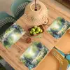 Bos - Schilderstijl - Kleurrijk Placemat vinyl groot -zzsfeer5_Kitchenyeah-website