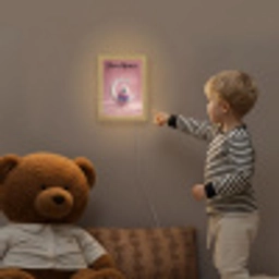 Maan - Monster - Roze Light Box met kabel (Kinderlampje) klein -sfeer4a_kind