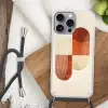Bogen - Beige - Vormen Hoesje iPhone 16 Pro Max met koord klein -sfeer4