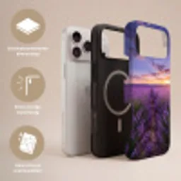 Lavendel - Veld - Natuur - Paars Toughcase MagSafe Apple iPhone 17 Pro Max klein -USP_Lagen_NL