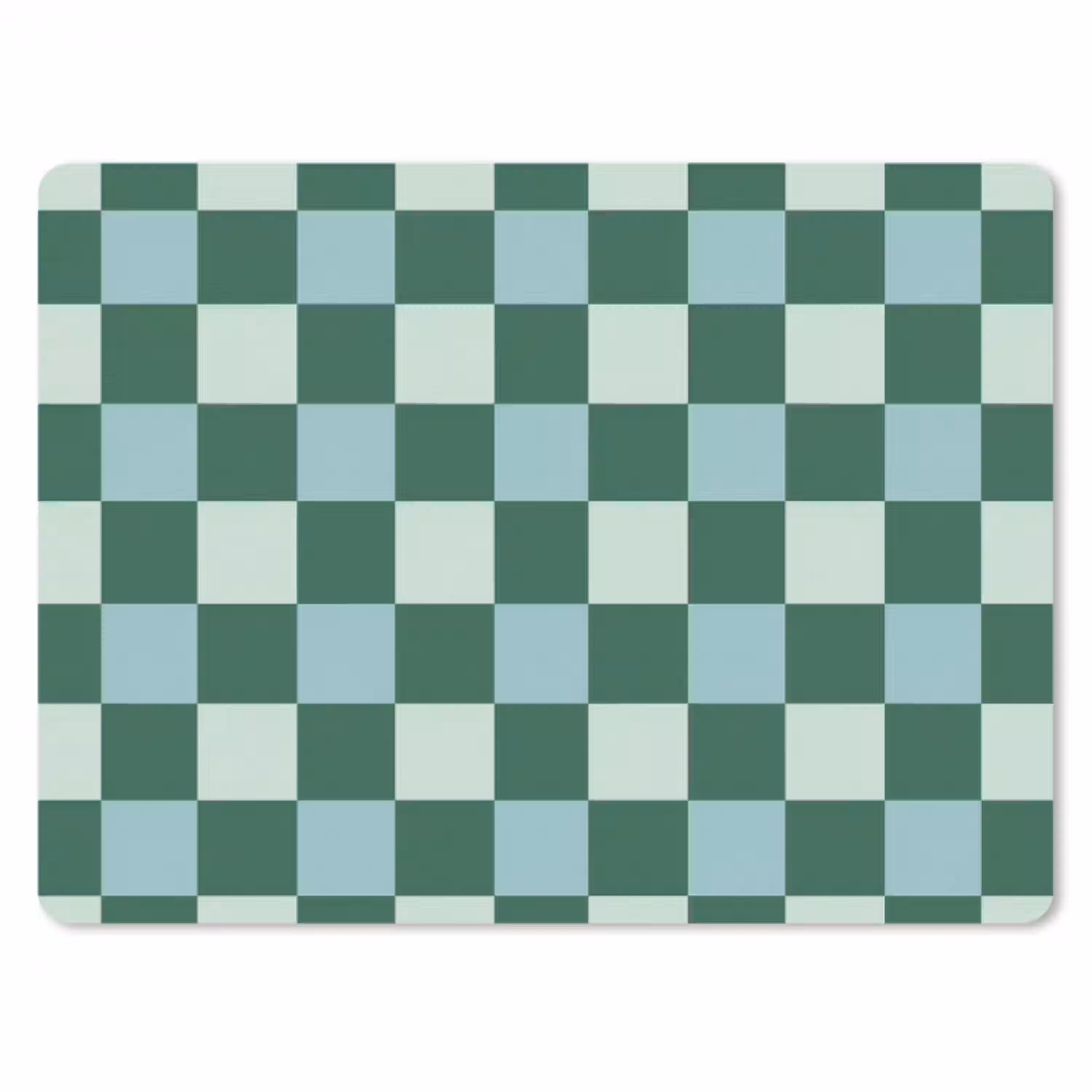 Schaakbord - Klassiek - Groen muismat rubber klein 262 -3d