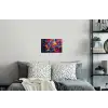 Abstract - Explosie - Neonkleuren Muursticker klein -slaapkamer