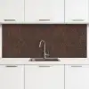 Donker - Bruin - Roest keuken achterwand 2 middel 871 -3d