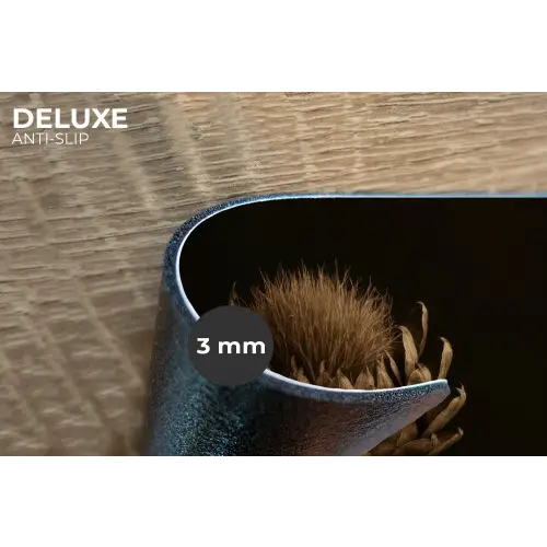 Donkerbruin - Bloem - Textuur - Artisjok Placemat vinyl groot -closeup