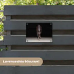 Paard - Modern - Portret tuinposter los doek klein -sfeer3