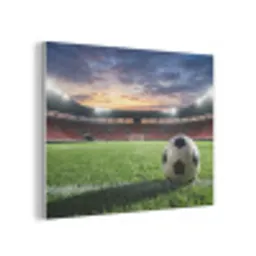 Voetbal - Stadion - Sport - Groen PET vilt klein -3d
