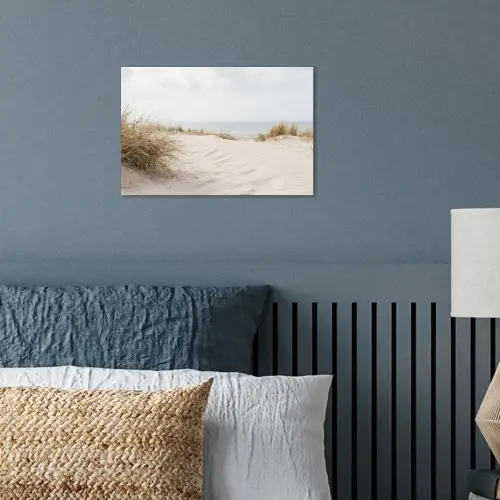 Wolken - Duinlandschap - Zand poster papier klein -sfeer2
