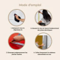 Goud - Luxe - Interieur keuken achterwand 2 middel 865 -gebruiksaanwijzing_FR