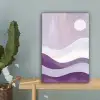 Golven - Heuvels - Abstract - Paars canvas 2cm klein -sfeer4