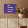 Tekst - Valentijn - Love - Blauw PET vilt klein -sfeer4