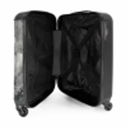 Bos - Hert - Zwart - Wit NBS - Handbagage koffer - Volwassenen Unisex middel -binnenkant