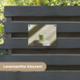 Matcha - Glas - Groen - Minimalistisch tuinposter los doek klein -sfeer3