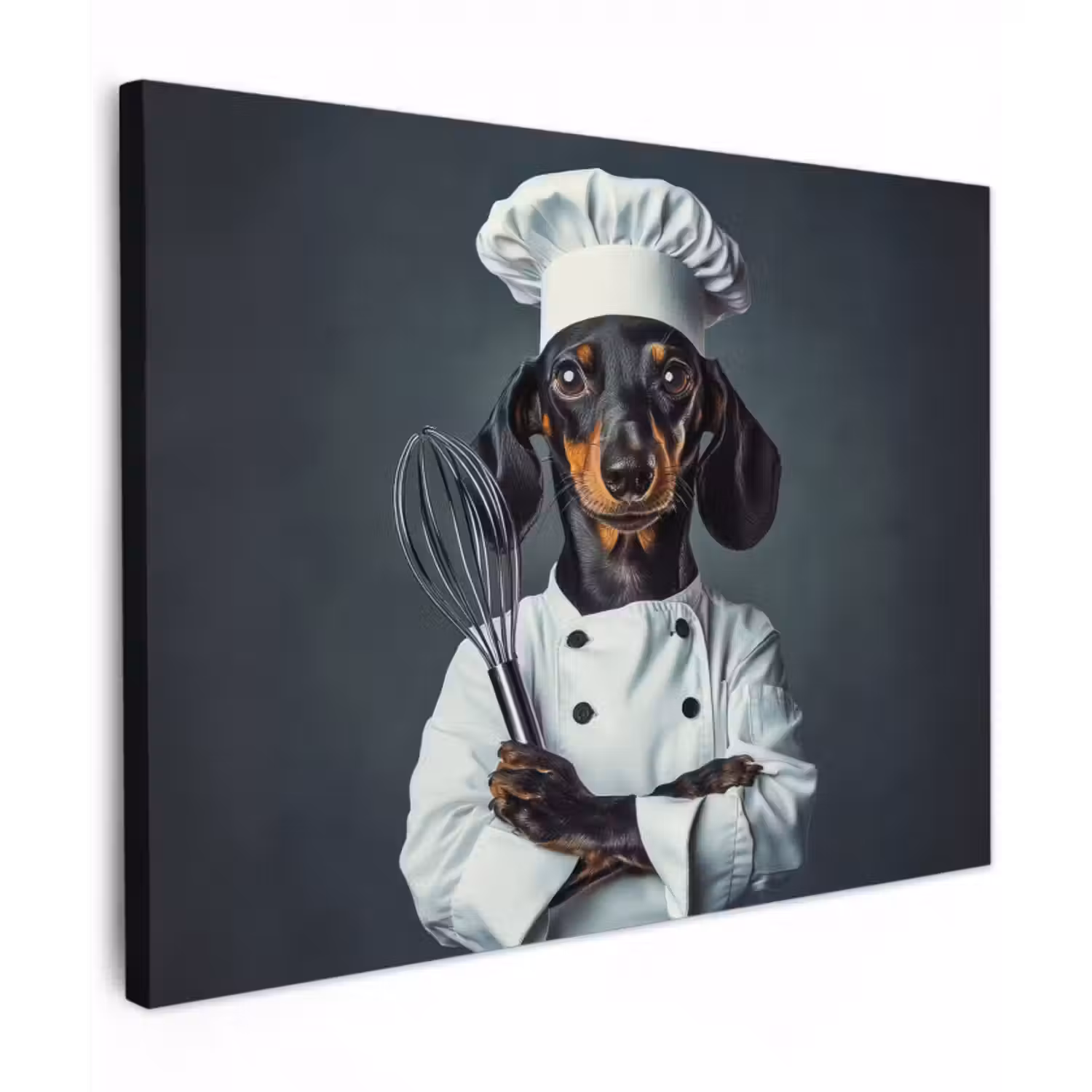 Canvas schilderij - Hond - Garde - Kok