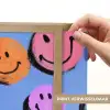 Smileys - Kleurrijk Light Box met batterij (Wandlamp kind) middel -USP_websiteprintNL