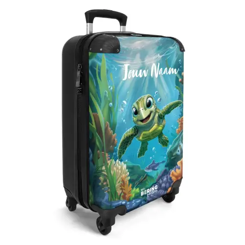 Zippy Zeeschildpad NBS - Handbagage koffer - Kinderen Unisex middel -productfoto_3d