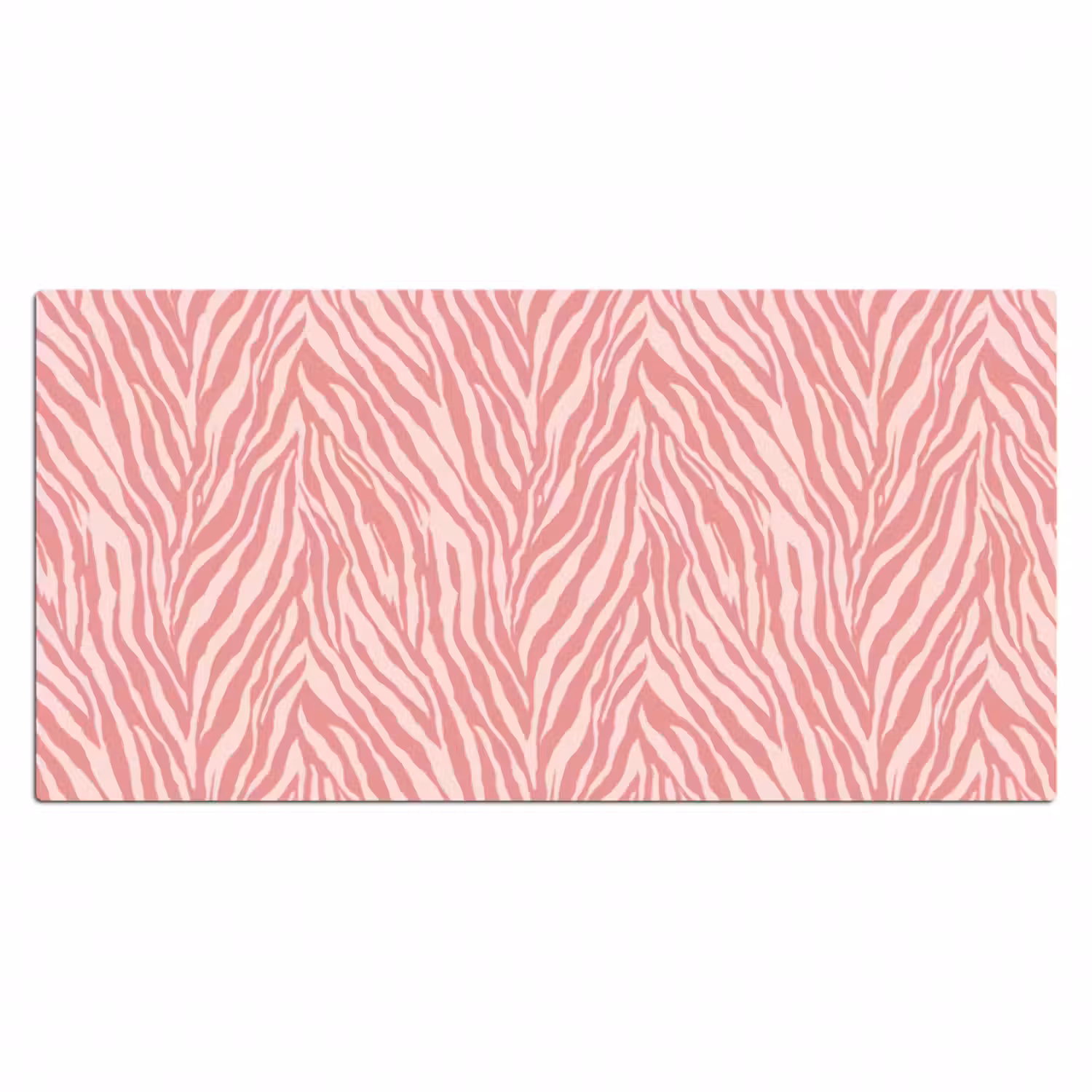 Schreibtischunterlage - Zebra - Druck - Rosa