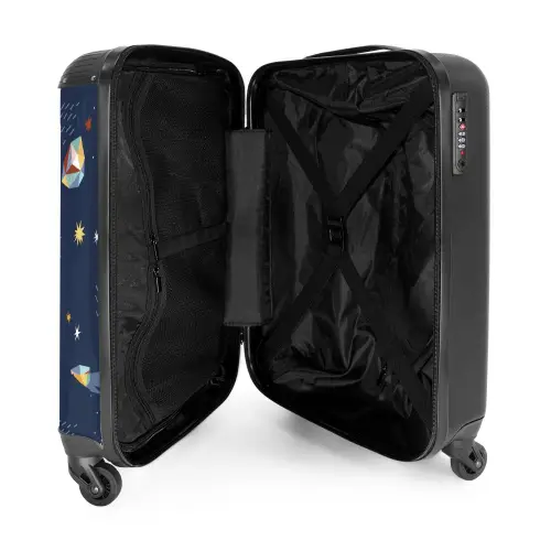 Planetarium Koffer - NBS - Handbagage middel -binnenkant