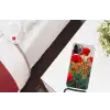 Klaproos - Bloemen - Wilde bloemen Hoesje iPhone 12 Pro met koord klein -kamer