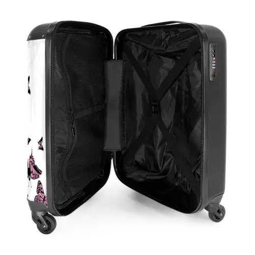 Vlinderzee NBS - Handbagage koffer - Unisex middel -binnenkant