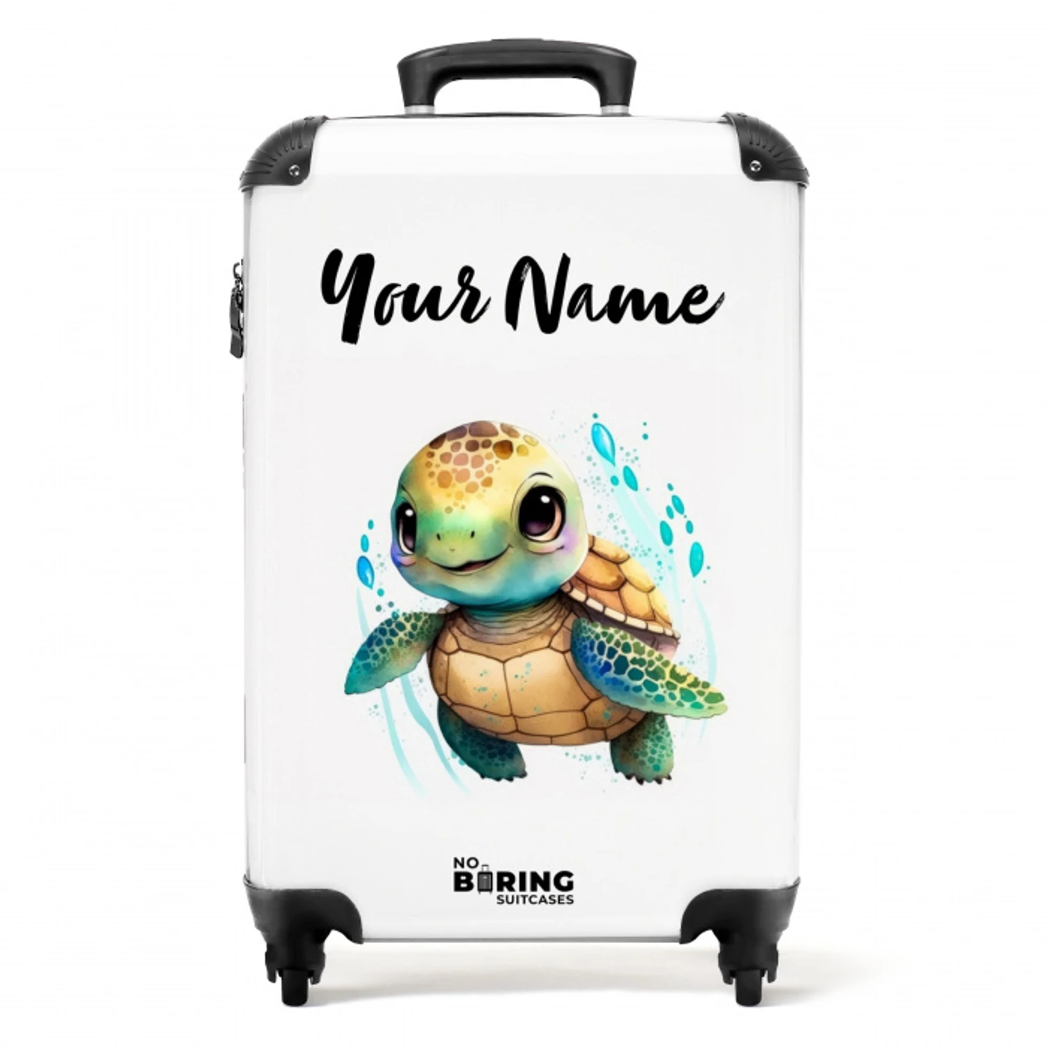 Ziggy Zeeschildpad NBS - Handbagage koffer - Kinderen Unisex middel -productfoto_recht