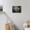 Vos - Rots - Bos - Oranje tuinposter los doek klein -sfeer8