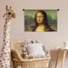 Mona Lisa - Leonardo da Vinci Wandkleed katoen klein -wsfeer5_kind