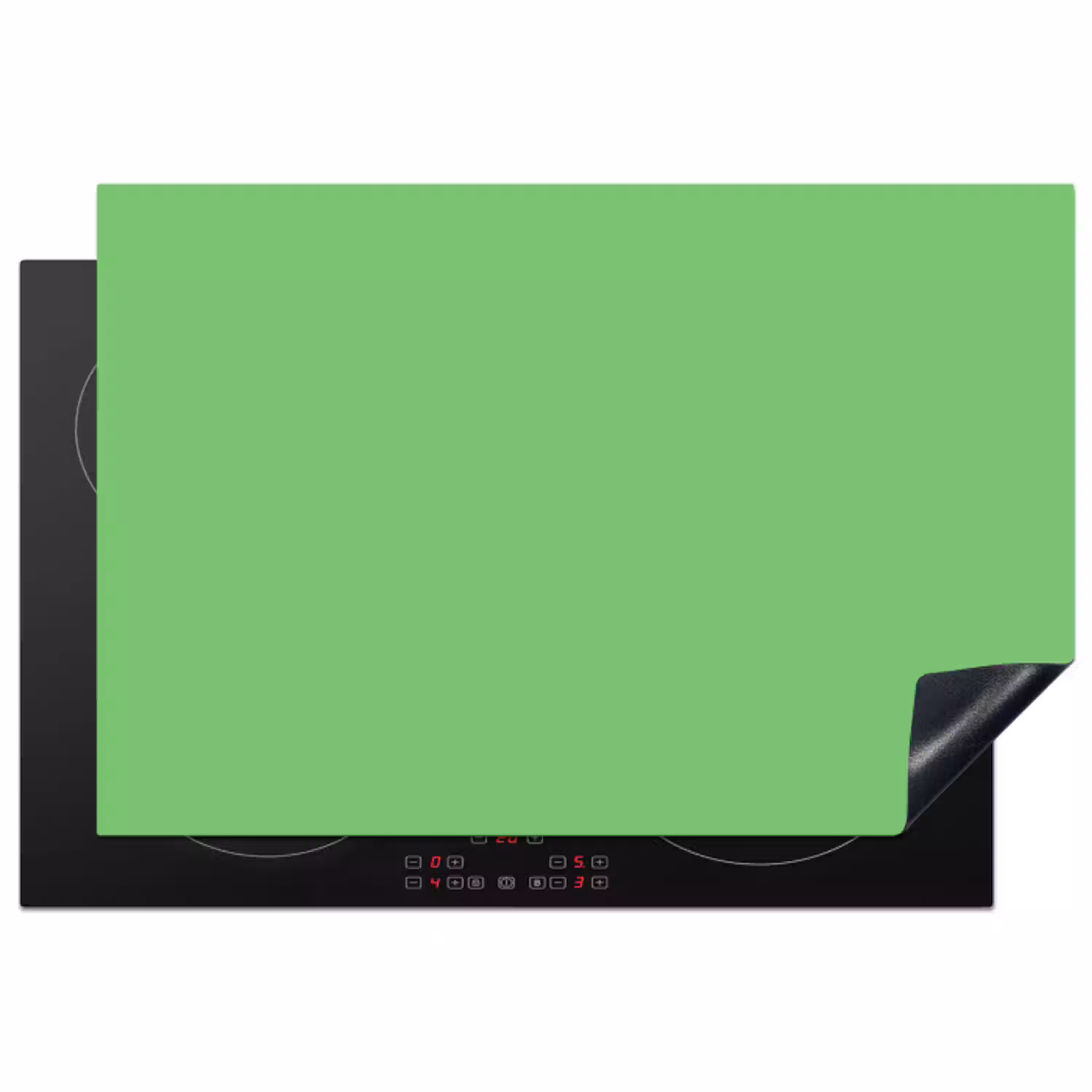 Meadow - Green - Groen Inductie beschermer vinyl 3mm klein 276 -3d
