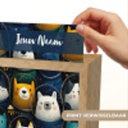 Dieren - Ruimtepakken - Sterren Light Box met kabel (Kinderlampje) klein -USP_websiteprintNL