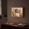 Vrouw - Kunst - Abstract - Modern Light Box met batterij (Wandlamp) middel -sfeer1