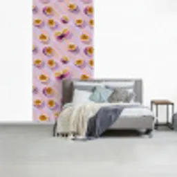 Passievrucht - Tropisch - Paars fotobehang vinyl groot 64 -slaapkamer