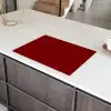 Rood - Vogel - Patroon Inductie beschermer vinyl 3mm klein 276 -sfeer8