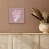 Tros - Druiven - Illustratie - Bladeren aluminium wit klein -sfeer4