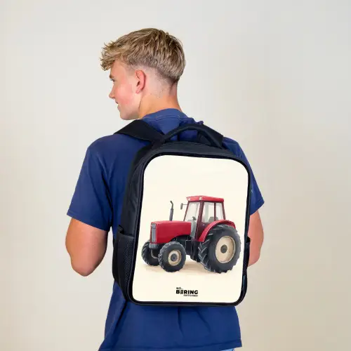 Tractor - Getekend - Rood Rugzak - Zwart middel -sfeer8