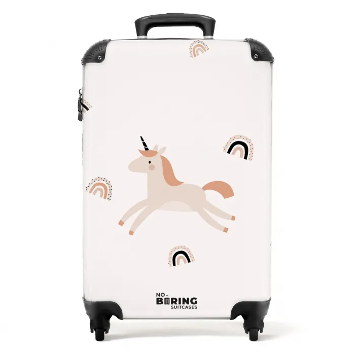 Eenhoorn Dromen Koffer - NBS - Handbagage middel -productfoto_recht