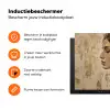 Vrouw - Goud - Abstract - Textuur Inductie beschermer vinyl 3mm klein -zzzzzzz-td-ups