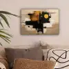 Kunst - Beige - Modern - Goud canvas 2cm klein -sfeer1
