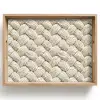 Touw - Gebreid - Beige Dienblad Rechthoek middel 911 -z3d_shopping