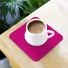 Smile - Stippen - Roze onderzetter kurk middel -sfeer5