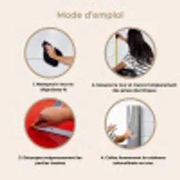 Patroon - Lijn - Design - Kleur keuken achterwand 2 middel 865 -gebruiksaanwijzing_FR