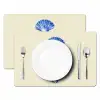 Schelpen - Blauw - Beige Placemat vinyl groot -zzsfeer2_Kitchenyeah-website