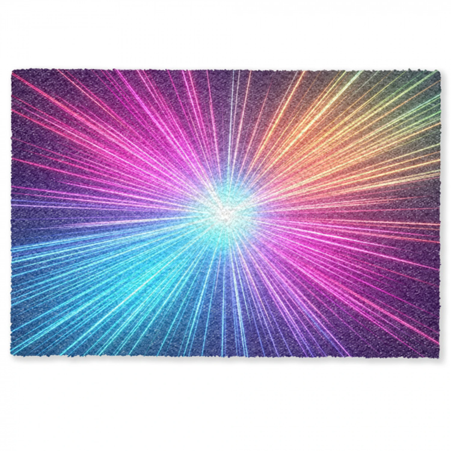 Abstract - Light - Burst - Modern - Colorful Deurmat klein -zkaufland3d