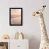 Strand - Branding - Wolken fotolijst zwart zonder passe partout klein -usfeer4_kinderkamer