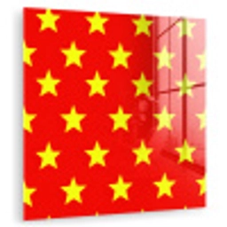 Ster - Patroon - Geel plexiglas 5mm klein 11 -zzzproduct_nieuw