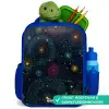Sterren - Planeten - Kleurrijk Kinderrugzak - Blauw middel -inhoud_NL