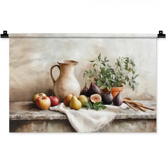 Fruit - Kruiden - Landelijk Wandkleed katoen klein -zz3d