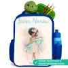 Elf - Ballet - Kleurrijk Kinderrugzak - Blauw middel -inhoud_NL