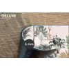 Retro - Jungle - Natuur - Dieren Placemat vinyl groot -closeup