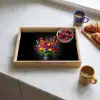 Felgekleurd - Bloemen - Vaas Dienblad Rechthoek middel -sfeer2