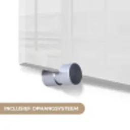 Badeend - Minimalistisch - Wit plexiglas 5mm klein -zzsysteem_NL