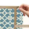 Patroon - Symmetrisch - Blauw Light Box met batterij (Wandlamp) middel 907 -USP_websiteprintNL